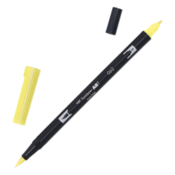 Brush Pen Tombow ABT 062 pisak dwustronny pędzelkowy pale yellow