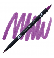 Brush Pen Tombow ABT 676 pisak dwustronny pędzelkowy royal purple