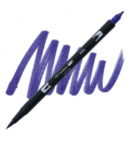 Brush Pen Tombow ABT 606 pisak dwustronny pędzelkowy violet