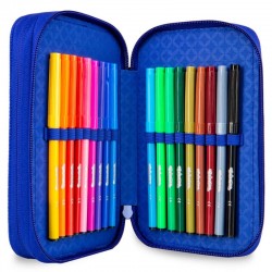 Piórnik trzykomorowy z wyposażeniem CoolPack Jednorożce Unicorns Jumper 3