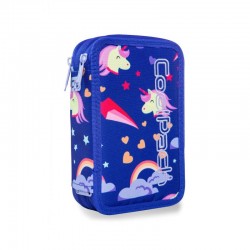 Piórnik trzykomorowy z wyposażeniem CoolPack Jednorożce Unicorns Jumper 3
