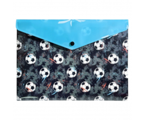 Teczka plastikowa kopertowa na dokumenty szkolna A5 PIŁKI