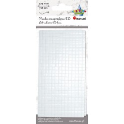 Masa mocująca pianka samoprzylepna kwadraty 3D 5x5mm 728 szt. Titanum