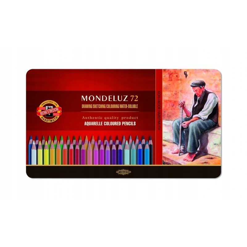 KREDKI AKWARELOWE MONDELUZ 36 KOL KOH-I-NOOR