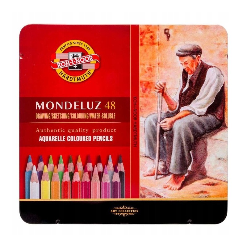 KREDKI AKWARELOWE MONDELUZ 48 KOL KOH-I-NOOR