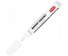 Marker kredowy 4,5mm BIAŁY TO-292 TOMA