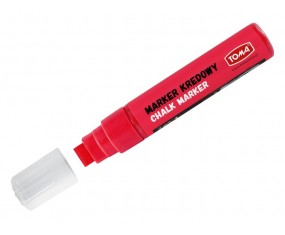 Marker kredowy jumbo gruby CZERWONY TO-290 TOMA