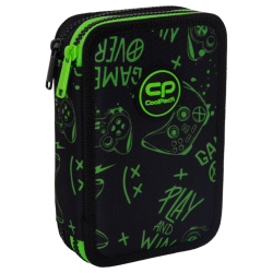 Piórnik z wyposażeniem dla chłopca CoolPack podwójny GAMER Jumper Game Night
