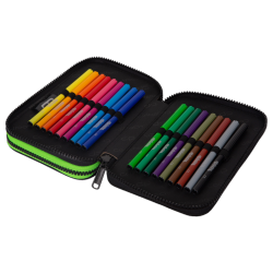 Piórnik z wyposażeniem dla chłopca CoolPack podwójny GAMER Jumper Game Night