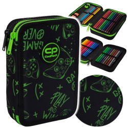 Piórnik z wyposażeniem dla chłopca CoolPack podwójny GAMER Jumper Game Night
