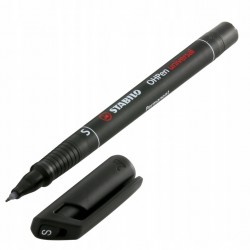 Foliopis marker STABILO OHPen grubość S 0,4 czarny CD DVD trwały