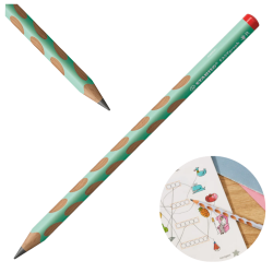 Ołówek do nauki pisania dla dzieci STABILO EASYgraph HB pastel zielony