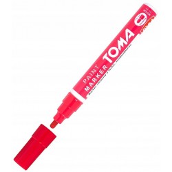 Marker olejowy CZERWONY 2,5 mm TO-440 TOMA