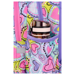 Plecak szkolny dla dziewczynki 1-3 klasa CoolPack Jerry PASTEL HEART serduszka