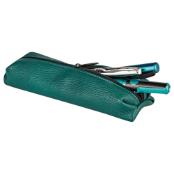 Piórnik mały kosmetyczka etui na długopisy CIEMNY ZIELONY Origami Herlitz Forest Green