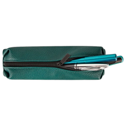 Piórnik mały kosmetyczka etui na długopisy CIEMNY ZIELONY Origami Herlitz Forest Green