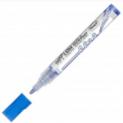 Marker OutLine z konturem NIEBIESKO-SREBRNY 2,5 mm TO-404 TOMA