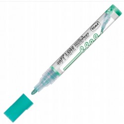 Marker OutLine z konturem ZIELONO-SREBRNY 2,5 mm TO-404 TOMA