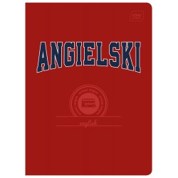 Zeszyt ANGIELSKI tematyczny przedmiotowy A5/60k w kratkę HYBRID INTERDRUK