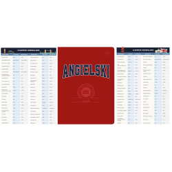 Zeszyt ANGIELSKI tematyczny przedmiotowy A5/60k w kratkę HYBRID INTERDRUK