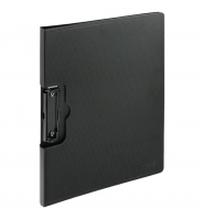 Teczka z klipem podkładka clipboard czarna pozioma organizer GRAND
