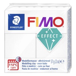 FIMO modelina EFFECT PRZEZROCZYSTY BIAŁY masa termoutwardzalna plastyczna Staedtler 57g - nr 014