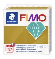 FIMO modelina EFFECT METALICZNY ZŁOTY masa termoutwardzalna plastyczna Staedtler 57g - nr 11