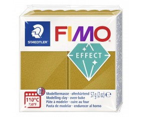 FIMO modelina EFFECT METALICZNY ZŁOTY masa termoutwardzalna plastyczna Staedtler 57g - nr 11