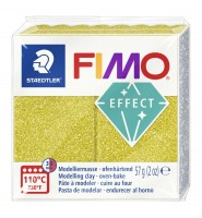 FIMO modelina EFFECT BŁYSZCZĄCY ZŁOTY masa termoutwardzalna plastyczna Staedtler 57g - nr 112