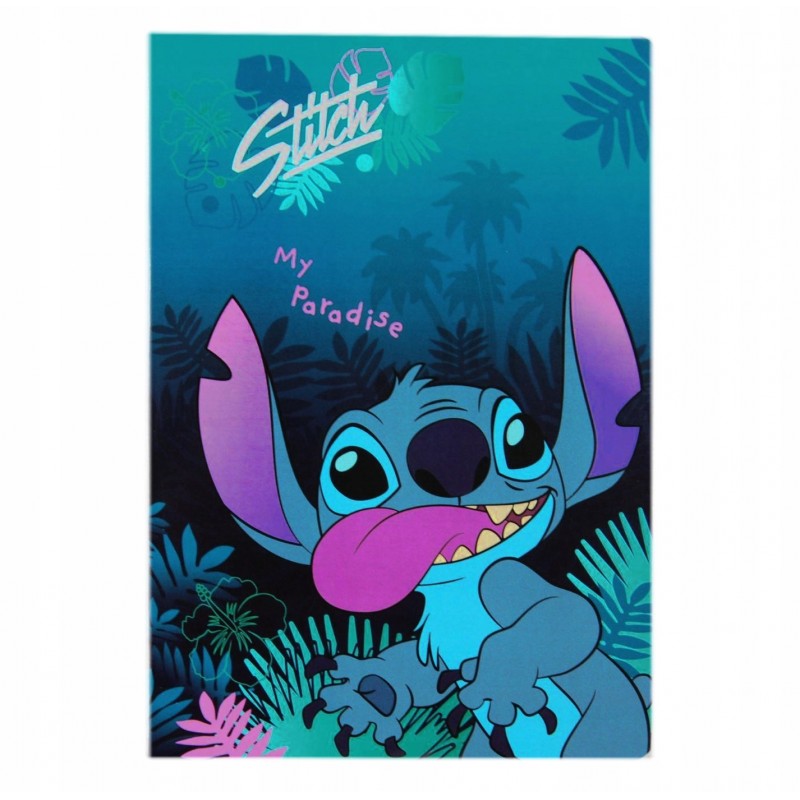 STITCH DISNEY Zeszyt A5 w kratkę 32 kartki - zeszyty szkolne