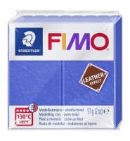 FIMO modelina LEATHER NIEBIESKI masa termoutwardzalna plastyczna Staedtler 57g - nr 309