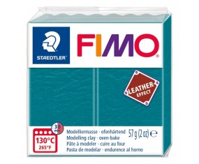 FIMO modelina LEATHER BŁĘKITNA masa termoutwardzalna plastyczna Staedtler 57g - nr 369