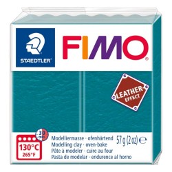 FIMO modelina LEATHER BŁĘKITNA masa termoutwardzalna plastyczna Staedtler 57g - nr 369