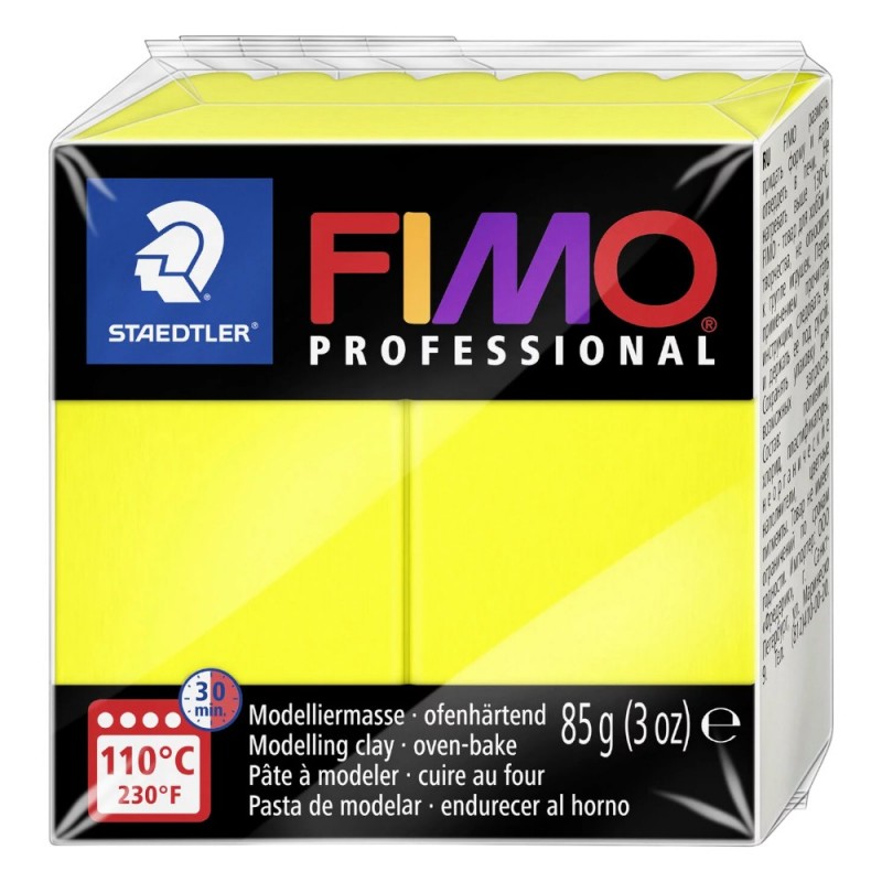 FIMO modelina PROFESSIONAL CYTRYNOWY masa termoutwardzalna plastyczna Staedtler 85g - nr 1
