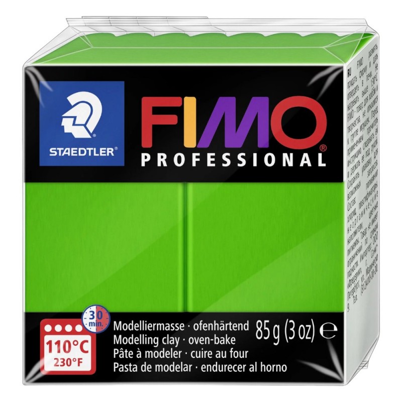 FIMO modelina PROFESSIONAL ZIELONY masa termoutwardzalna plastyczna Staedtler 85g - nr 5