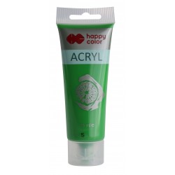 Farba akrylowa 75ml,  zielona, Happy Color NR 5
