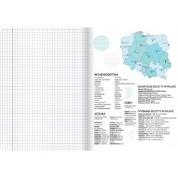 Zeszyty szkolne tematyczne zestaw ze ściągą TOP200 8 szt. A5 60 kartek przedmiotowe