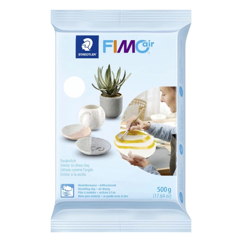 FIMO AIR BASIC modelina masa plastyczna wysychająca w powietrzu BIAŁA 500g