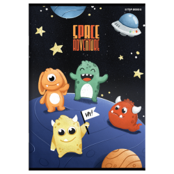 Zeszyty szkolne zestaw w kratkę A5 32 kartki 5 szt. SPACE ADVENTURE  TOP2000 dla chłopca różne okładki