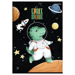 Zeszyty szkolne zestaw w kratkę A5 32 kartki 5 szt. SPACE ADVENTURE  TOP2000 dla chłopca różne okładki