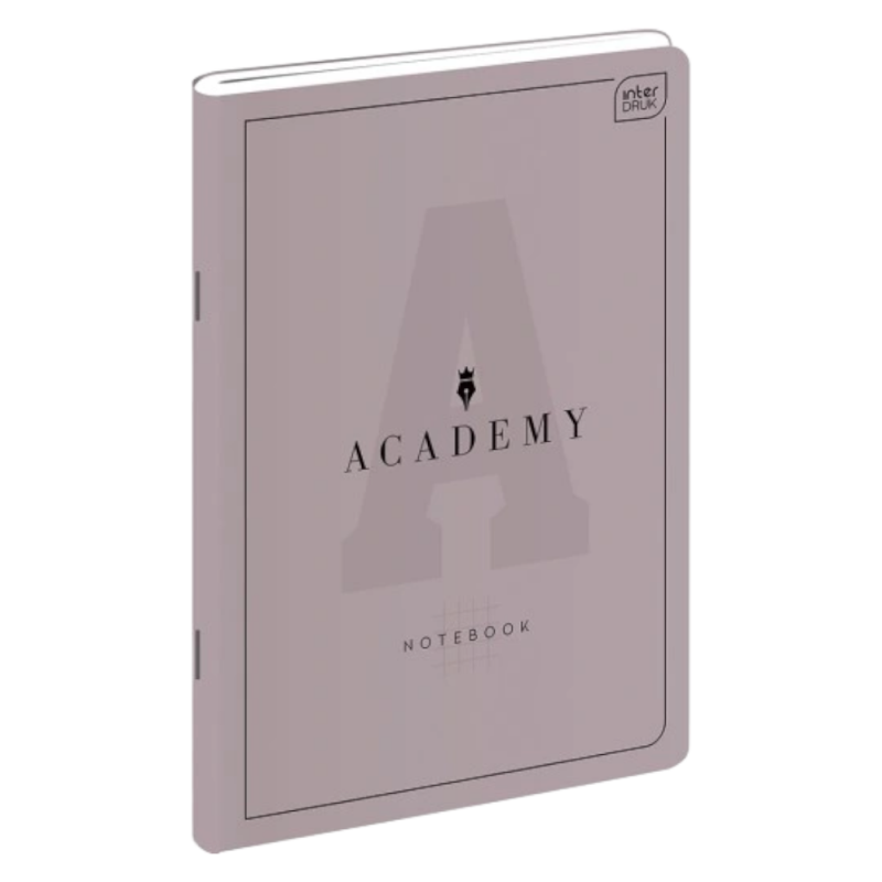 Zeszyt A5 w linię 60 kartek linia ACADEMY INTERDRUK - zeszyty szkolne