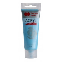 Farba akrylowa 75ml, niebieski Tiffany, Happy Color NR 311