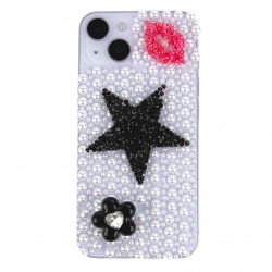 Naklejki na telefon ozdobne dekoracyjne dla dziewczynki KIDEA GLAMOUR zestaw kreatywny