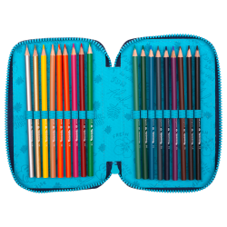STITCH Piórnik z wyposażeniem szkolny trzykomorowy CoolPack dla dziewczynki Jumper 3