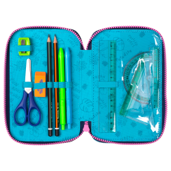 STITCH Piórnik z wyposażeniem szkolny trzykomorowy CoolPack dla dziewczynki Jumper 3