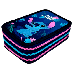 STITCH Piórnik z wyposażeniem szkolny trzykomorowy CoolPack dla dziewczynki Jumper 3