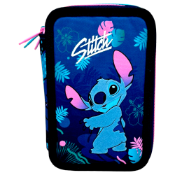 STITCH Piórnik z wyposażeniem szkolny trzykomorowy CoolPack dla dziewczynki Jumper 3