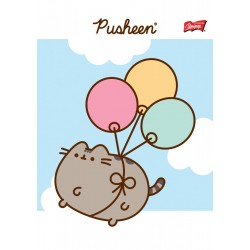 PUSHEEN Zeszyt szkolny A5 w linię 32 kartki trzylinia kolorowa dla dziewczynki St. Majewski