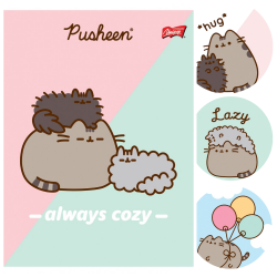 PUSHEEN Zeszyt szkolny A5 w linię 32 kartki trzylinia kolorowa dla dziewczynki St. Majewski