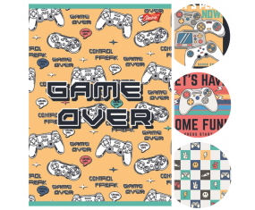 Zeszyt szkolny A5 LINIA SZEROKA 32 kartki chłopięcy w linię UniPap - GAMER